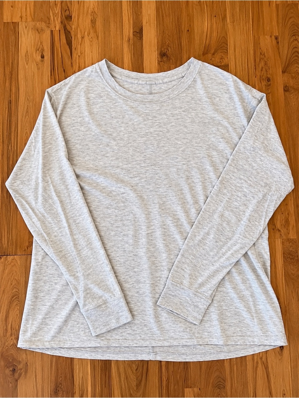 lululemon All Yours Long-Sleeve Shirt — Size 10 — Grey Heather